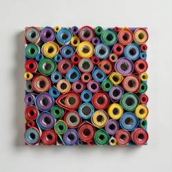 Recycled Magazine Wall Art