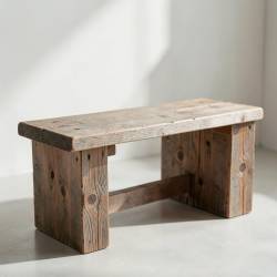 Rustic Wooden Gate Bench