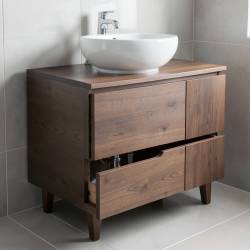 Transforming a Six-Drawer Dresser into a Bathroom Vanity with Vessel Sink