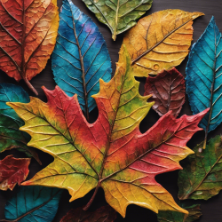 Nature-inspired Leaf Art