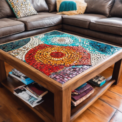 Mosaic Tile Coffee Table