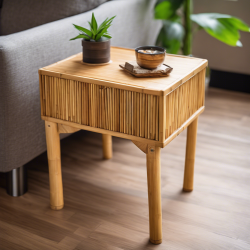 Bamboo Side Table