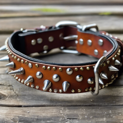 Punk Style Leather Dog Collar