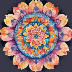 Nature-Inspired Watercolor Mandalas