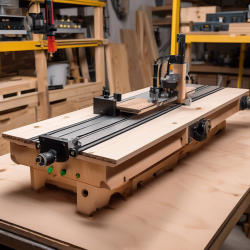 Mobile Router Sled for Precision Woodworking