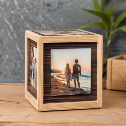 Cubic Photo Frame with Decorative Elements