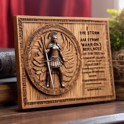 Warrior's Resilience Plaque