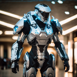 Combat Ready Exosuit for Cosplay and Simulation