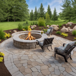 Outdoor Oasis: Creating a Premium Stone Fire Pit