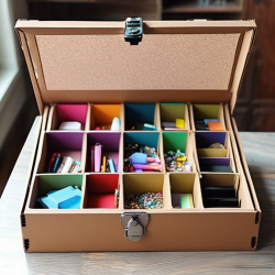 Cardboard Box Organizer