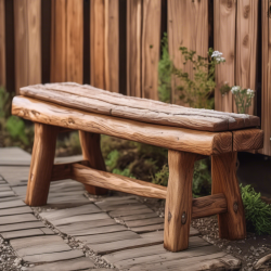 Rustic Wooden Bench for Your Home