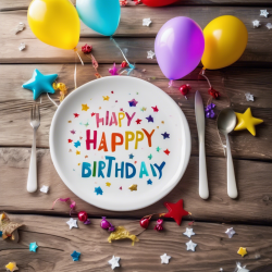 Personalized Ceramic Birthday Plate