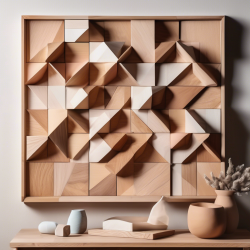 Wooden Geometric Wall Art
