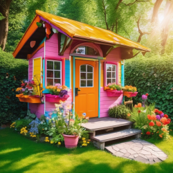 Outdoor Kids' Clubhouse Build