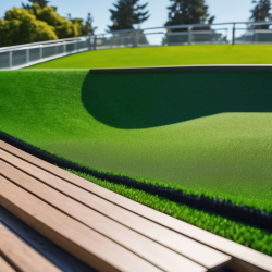Backyard Mini Dry Slope with Jump and Rail