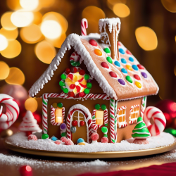 Classic Gingerbread House Construction