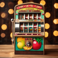 Cardboard Slot Machine Model