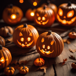 Spooky Fall Leaf Lanterns