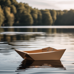 Foldable Cardboard Boat Inspired by Quickboats Design