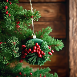 Festive Juniper Greenery Ball