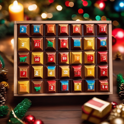Advent Calendar with Duplo Chocolate Brick Banderoles