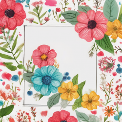 Personalized Greeting Card with Hand-Stamped Designs