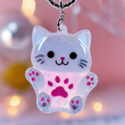 Kawaii Cat Paw Resin Charm Shaker