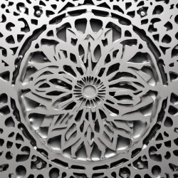 Gear-shaped Aluminum Sheet Carving