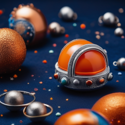 Universe Handpiece with Rocket and Planets