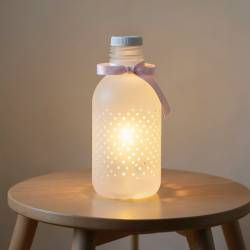 Upcycled Detergent Bottle Table Lamp