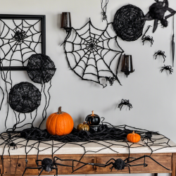 Spooky Spiderweb Living Room