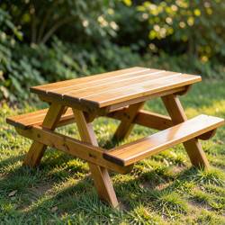 Classic A-Frame Picnic Table for Six