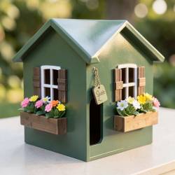 Ikea Hol Sidetable Dog House with Decorative Accents