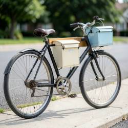 Bike Mailbox Stand