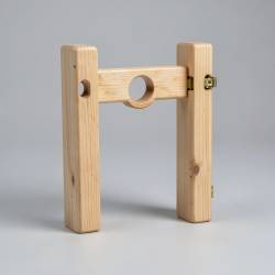 Medieval Style Wooden Pillory Model