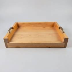 Rustic Wooden Party Serving Tray