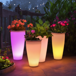 Glowing Flower Pots