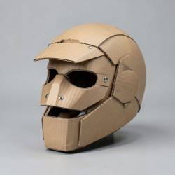 Cardboard Transforming Mask Helmet