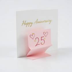 Handmade Anniversary Pop-Up Card