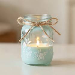 Decorative Mason Jar Candle Holder