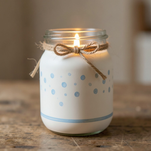 Handmade Decorative Mason Jar Candle Holder