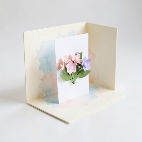 Handmade Pop-Up Greeting Card