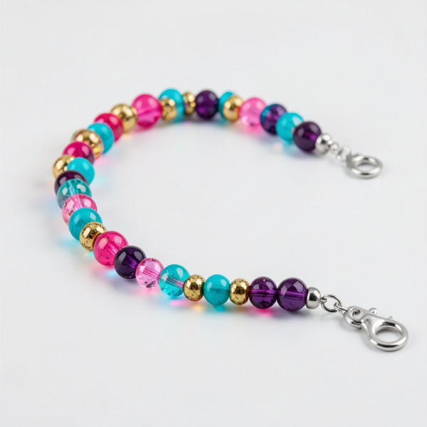 Sparkling Beaded Party Necklace