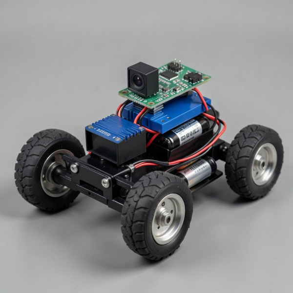 WiFi 4WD Robot Car with Live Camera Using Raspberry Pi Zero 2 W