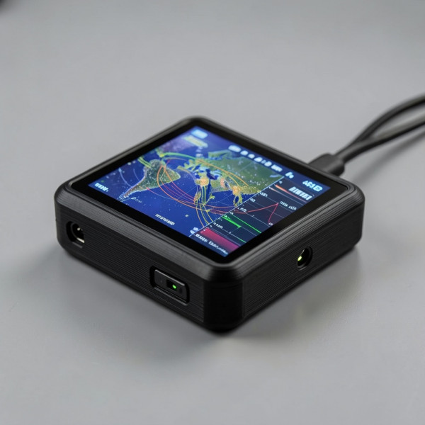 Portable Cyberdeck for SDR Satellite and ISS Tracking