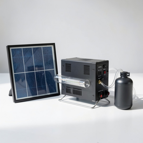 Portable Solar-Powered Methane Plasma Generator